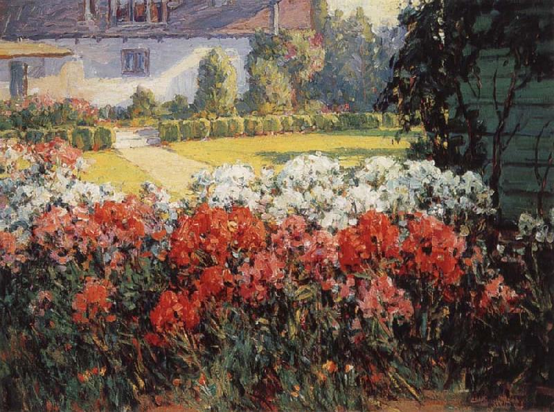 Benjamin C.Brown The Joyous Garden-n-d oil painting picture